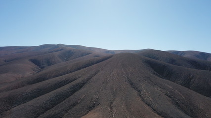 Nature from a camera in the middle of winter in the Canary Islands
