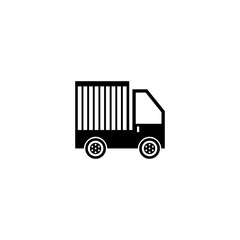 solid icons for truck,transportation,vector illustrations