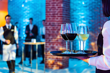 waiter with drinks