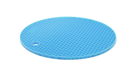 Silicone mat for the hot isolated on white