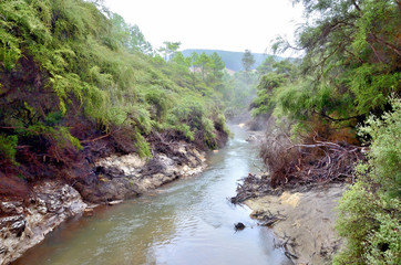 New Zealand Rotorua Wai-O-Tapu Thermal wonderland