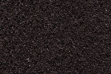 abstract texture of black wave sponge use for background or backdrop