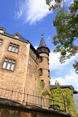 Wernigerode Castle in the Harz mountains, Germany