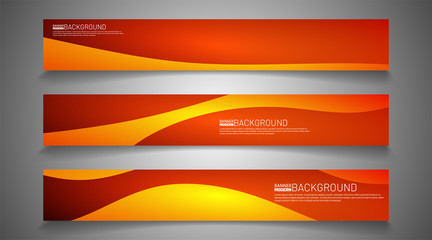 Fototapeta premium Set banner background for your design. vector graphic design illustration. suitable for your background design