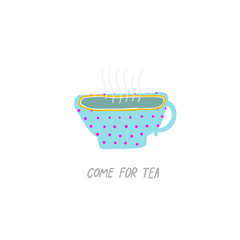 Tea ceremony illustration bowl cup hand drawn set