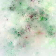 Fototapeta na wymiar Light green fractal texture, digital artwork for creative graphic design