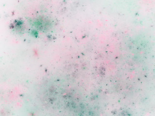 Light pastel toned fractal sky, digital artwork for creative graphic design