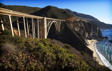 Bixby Bridge along Highway 1 in Northern California