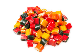 Citrus colorful candies. Jelly sweets,