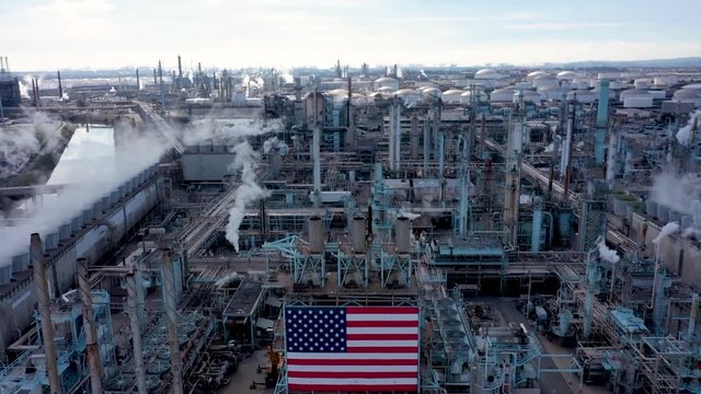 United States Chemical Factory - Oil Refinery - Processing Plant