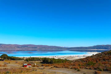General view of Salda lake 