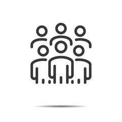 People Icons , Person work group Team Vector