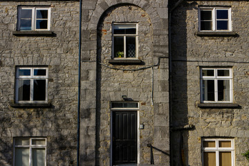 Fototapeta na wymiar A generic building in Kilkenny Ireland, lots of windows