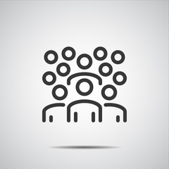 People Icon work group Team Vector