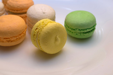 Light culinary dessert Macaroons.