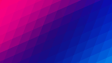 Abstract pattern of rhombuses, gradient color pink and blue. Background. Vector illustration.