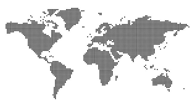 mondo, mappa, informatica