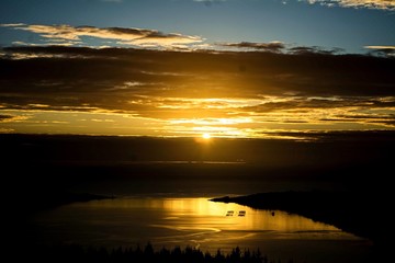 Obraz premium Scotland Sunset