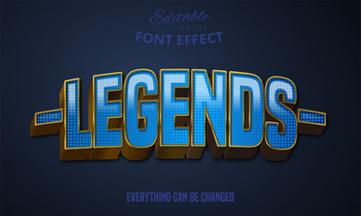 Fototapeta Legends text, editable font effect obraz