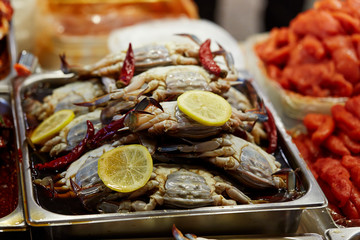 Ganjang gejang, Korean soy sauce marinated crabs 