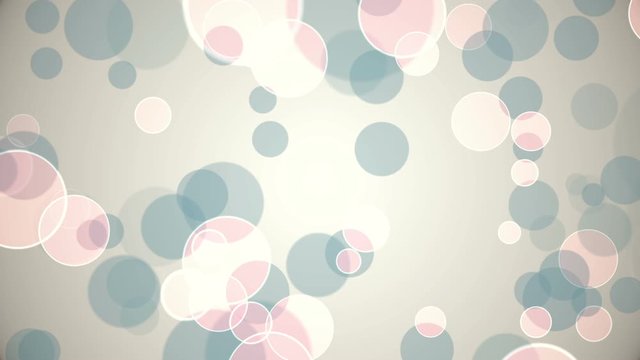 Gently moving pink and blue bokeh particles. Looping, full hd motion background.
