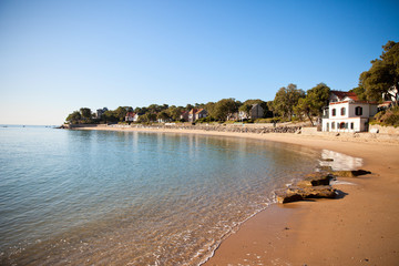 Plage sur l'île de Noirmoutier en Vendée, France.