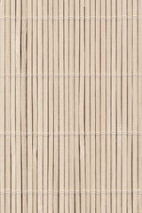 High Resolution Bamboo Rustic Place Mat Slatted Interlaced Coarse Texture Detail