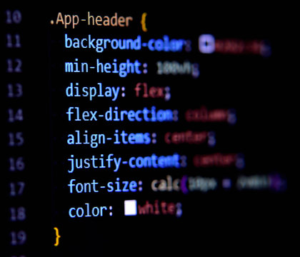 Modern CSS3 cascade style sheet programming code for HTML coding.