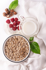 Oats and milk