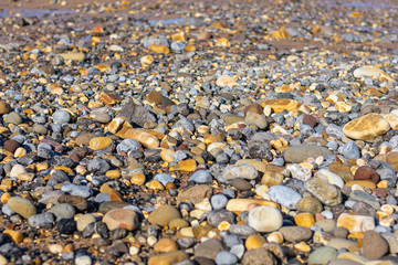 Obraz premium Guijarros en la playa