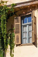 Ano Poli (Upper Town) in city of Thessaloniki, Greece