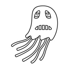 Bacteria of virus vector icon.Outline,line vector icon isolated on white background bacteria of virus .