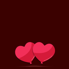 illustration of love and valentine day,