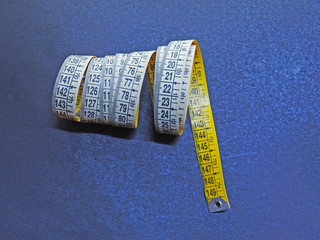 tape centimeter for tailors.measuring device for sewing and cutting.