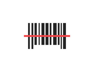 Bar code . Marketing, the concept of the Internet. Bar code vector illustration isolated on white background.	