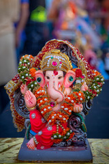 Image of Ganesha at hindu festival