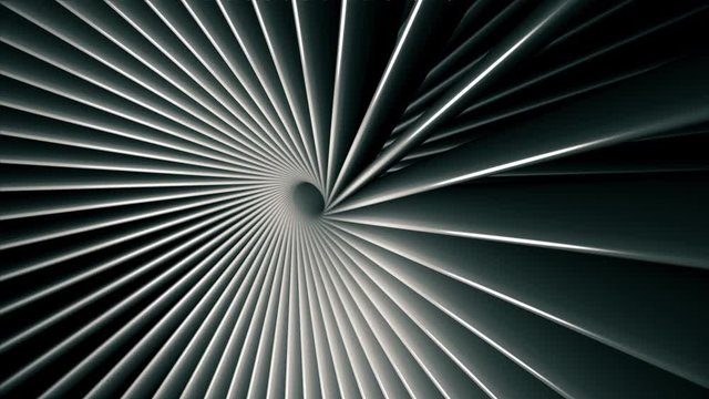 Rotating airplane turbine blades motion background. Loopable and full hd.