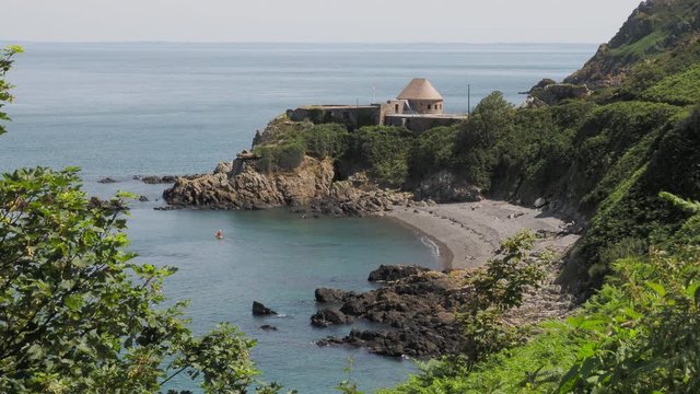 From this fort you have a view to Guernsey, Sark and the coast of France