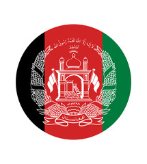 National Afghanistan flag, official colors and proportion correctly. National Afghanistan flag. Vector illustration. EPS10. Afghanistan flag vector icon, simple, flat design for web or mobile