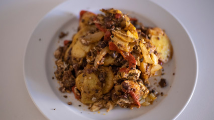 Revuelto de morcilla6 