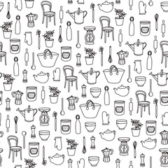 Pattern kitchen background