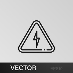 stress sign icon. Element of science illustration. Thin line illustration for website design and development, app development. Premium outline icon