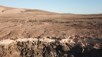 Nature from a camera in the middle of winter in the Canary Islands