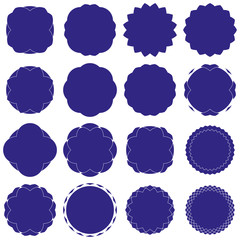 Badges - Serie 2 - complet - bleu