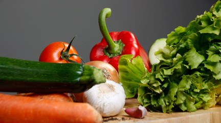 A variety of Fresh Vegetables 