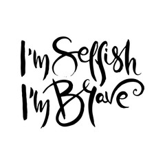 Hand lettering grunge card with textured handcrafted doodle letters in retro style