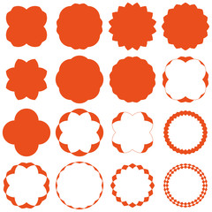 Badges - Serie 2 - complet - orange