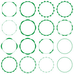 Badges - Serie 2 - complet - vert