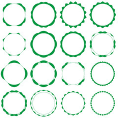 Badges - Serie 2 - complet - vert