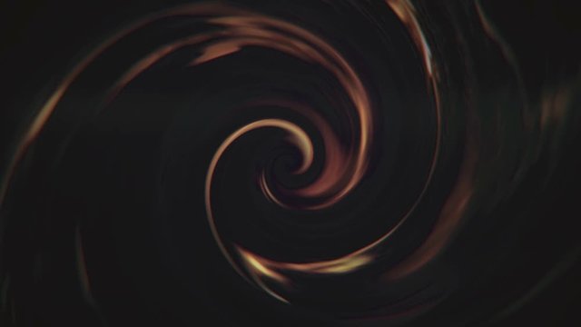 Abstract spiral background with glittering gold sparks.